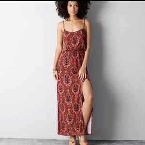 American Eagle Outfitters Maxi Dress With High Slit Size XS